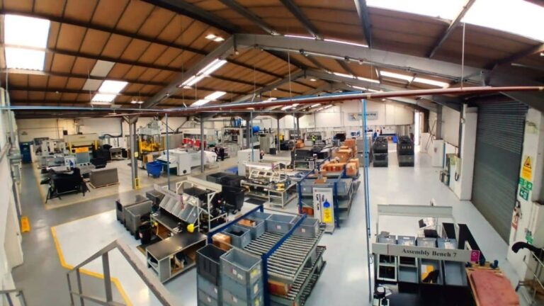 Part of the factory at AER Stafford